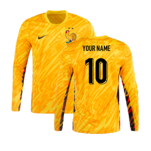 2024-2025 France Home LS Goalkeeper Shirt (Yellow)