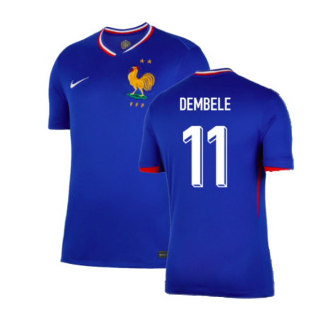 2024-2025 France Home Shirt (Dembele 11)