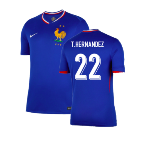 2024-2025 France Home Shirt (T.Hernandez 22)