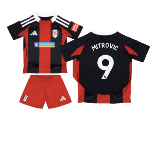 2024-2025 Fulham Away Mini Kit (Mitrovic 9)