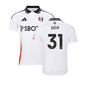 2024-2025 Fulham Home Shirt (Diop 31)