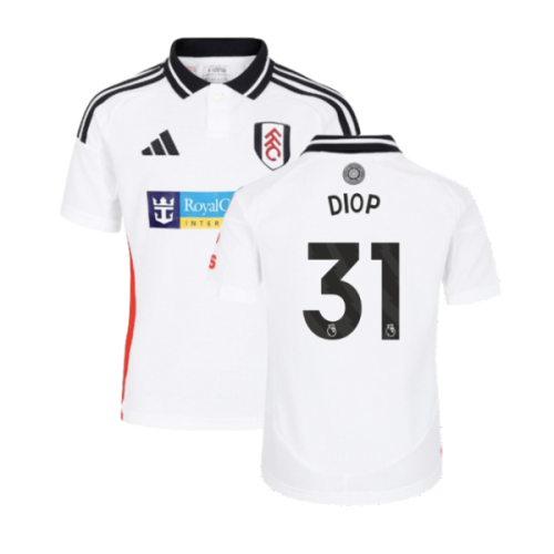 2024-2025 Fulham Home Shirt (Kids) (Diop 31)