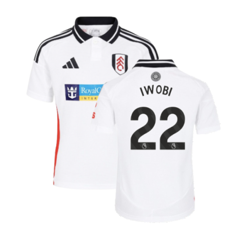 2024-2025 Fulham Home Shirt (Kids) (Iwobi 22)