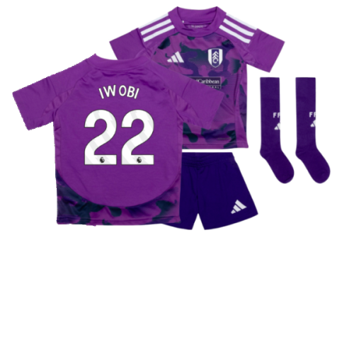 2024-2025 Fulham Third Mini Kit (Iwobi 22)