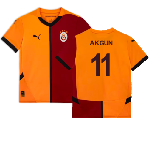 2024-2025 Galatasaray Home Shirt (Kids) (Akgun 11)