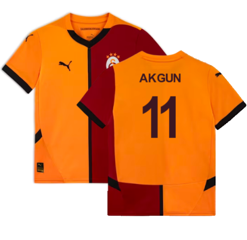 2024-2025 Galatasaray Home Shirt (Kids) (Akgun 11)