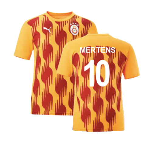 2024-2025 Galatasaray Pre-Match Shirt (Orange) (Mertens 10)