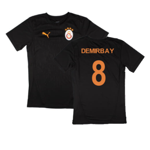 2024-2025 Galatasaray Training Jersey (Black) (Demirbay 8)