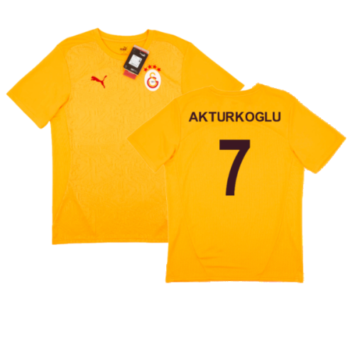 2024-2025 Galatasaray Training Shirt (Orange) (Akturkoglu 7)