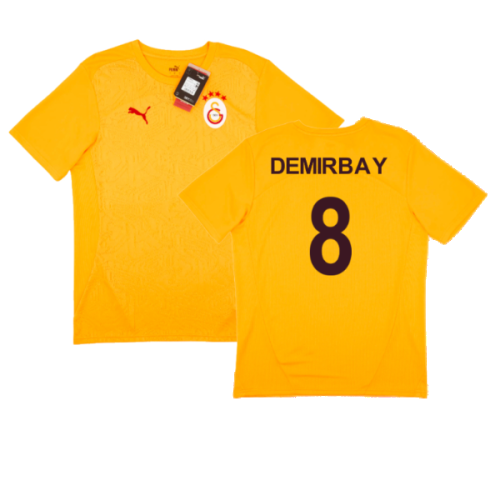 2024-2025 Galatasaray Training Shirt (Orange) (Demirbay 8)