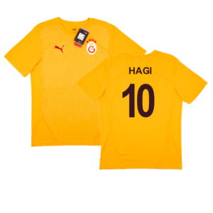 2024-2025 Galatasaray Training Shirt (Orange) (Hagi 10)