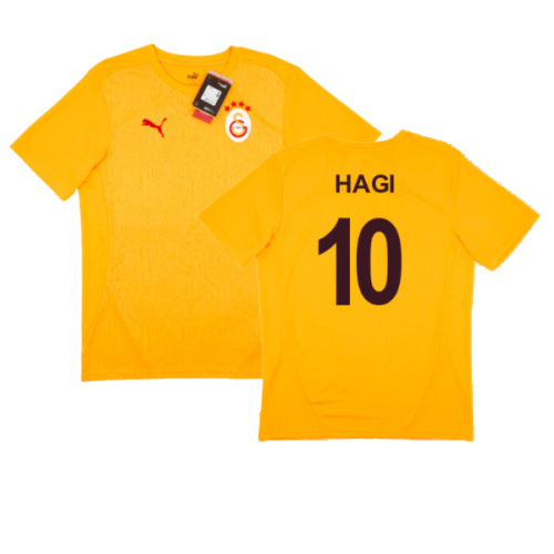 2024-2025 Galatasaray Training Shirt (Orange) (Hagi 10)