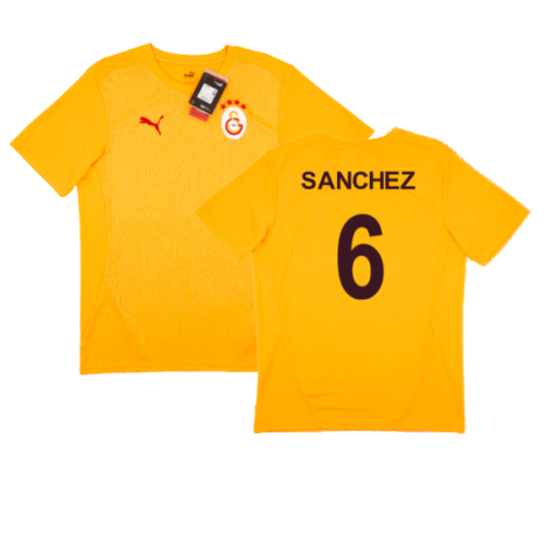 2024-2025 Galatasaray Training Shirt (Orange) (Sanchez 6)