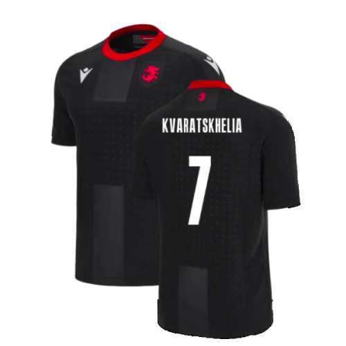 2024-2025 Georgia Away Shirt (Kids) (Kvaratskhelia 7)