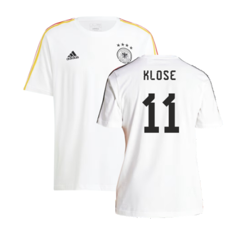 2024-2025 Germany 3S DNA Tee (White) (Klose 11)