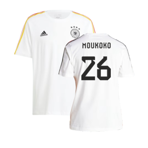 2024-2025 Germany 3S DNA Tee (White) (Moukoko 26)