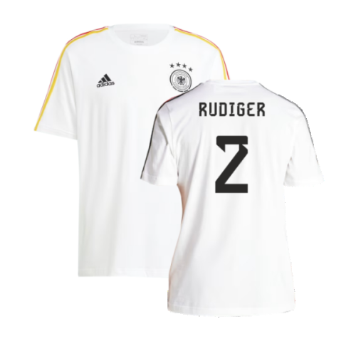 2024-2025 Germany 3S DNA Tee (White) (Rudiger 2)