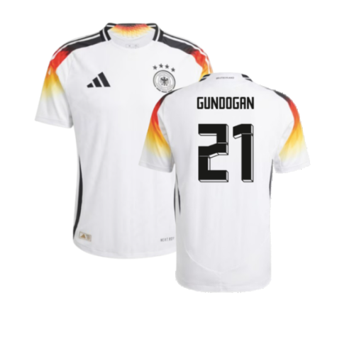 2024-2025 Germany Authentic Home Shirt (Gundogan 21)