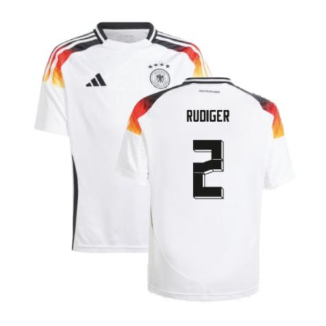 2024-2025 Germany Home Shirt (Kids) (Rudiger 2)