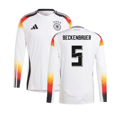 2024-2025 Germany Long Sleeve Home Shirt (Beckenbauer 5)