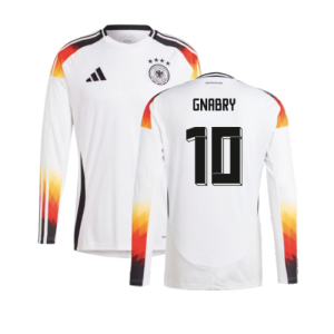 2024-2025 Germany Long Sleeve Home Shirt (Gnabry 10)