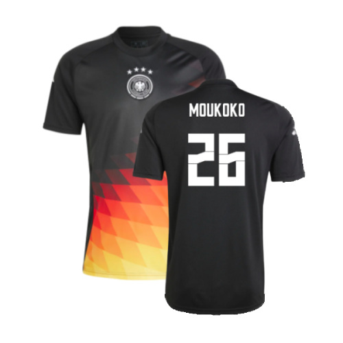 2024-2025 Germany Pre-Match Shirt (Black) (Moukoko 26)