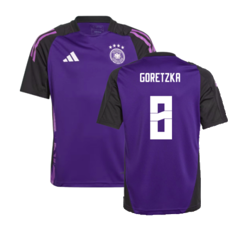 2024-2025 Germany Training Jersey (Purple) - Kids (Goretzka 8)