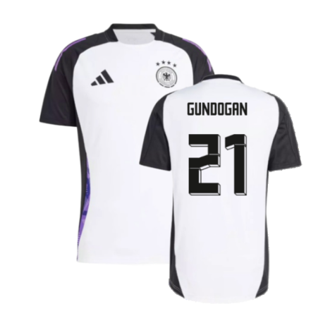 2024-2025 Germany Training Jersey (White) (Gundogan 21)