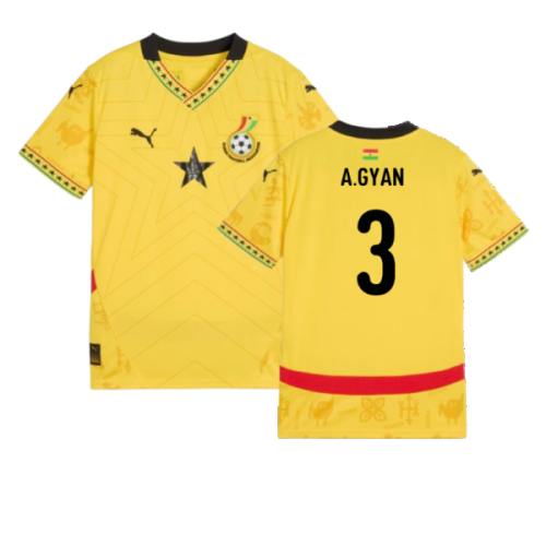 2024-2025 Ghana Away Shirt (Kids) (A.Gyan 3)