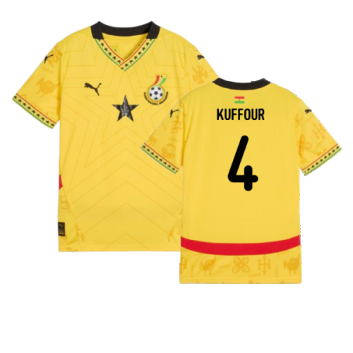 2024-2025 Ghana Away Shirt (Kids) (Kuffour 4)