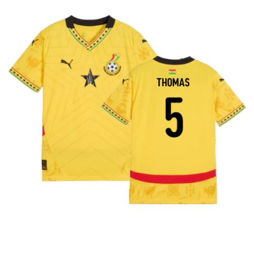 2024-2025 Ghana Away Shirt (Kids) (Thomas 5)