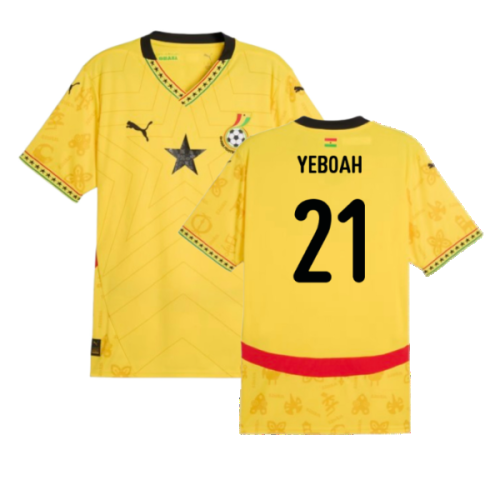 2024-2025 Ghana Away Shirt (Yeboah 21)