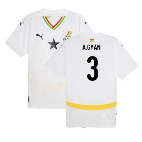 2024-2025 Ghana Home Shirt (A.Gyan 3)