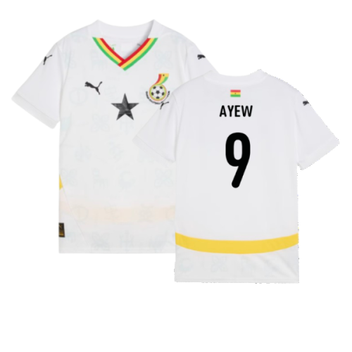 2024-2025 Ghana Home Shirt (Kids) (Ayew 9)