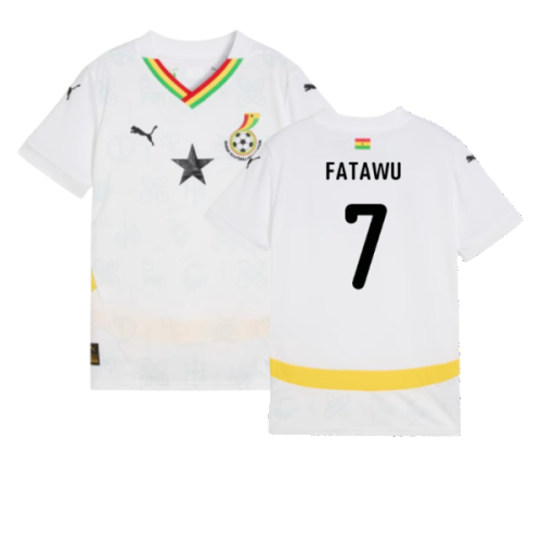 2024-2025 Ghana Home Shirt (Kids) (Fatawu 7)