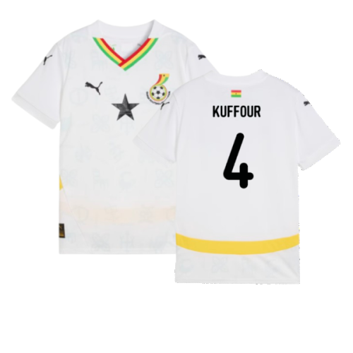 2024-2025 Ghana Home Shirt (Kids) (Kuffour 4)