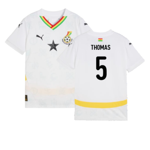 2024-2025 Ghana Home Shirt (Kids) (Thomas 5)