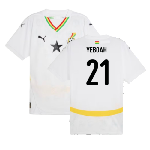 2024-2025 Ghana Home Shirt (Yeboah 21)