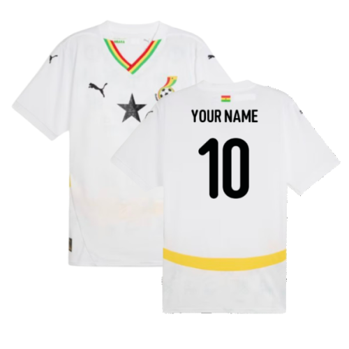 2024-2025 Ghana Home Shirt (Your Name)