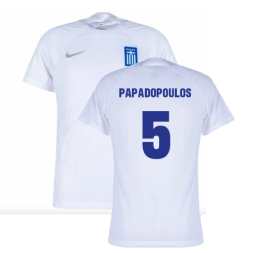 2024-2025 Greece Home Shirt (Papadopoulos 5)