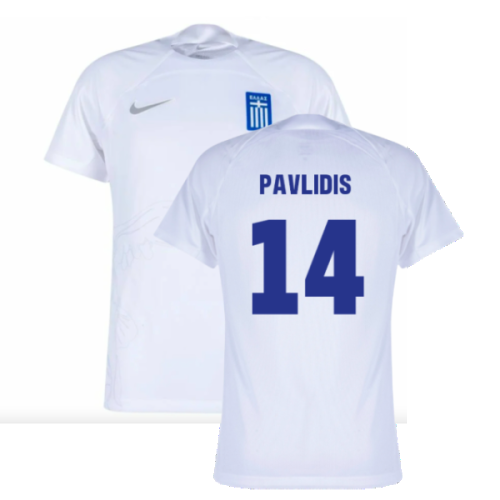 2024-2025 Greece Home Shirt (Pavlidis 14)