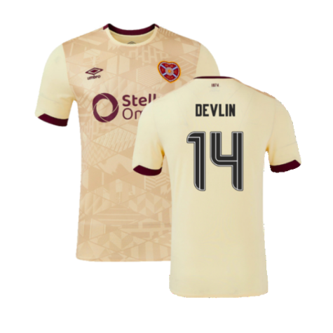 2024-2025 Hearts Away Shirt (Devlin 14)