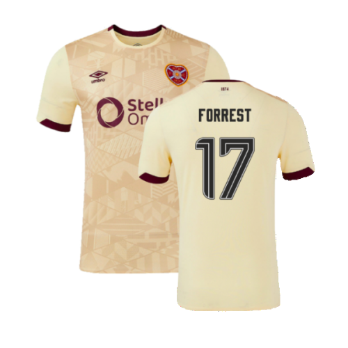 2024-2025 Hearts Away Shirt (Forrest 17)