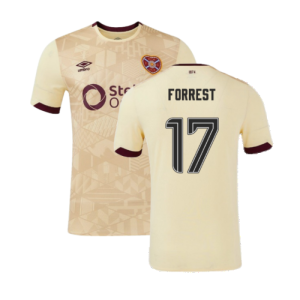 2024-2025 Hearts Away Shirt (Kids) (Forrest 17)