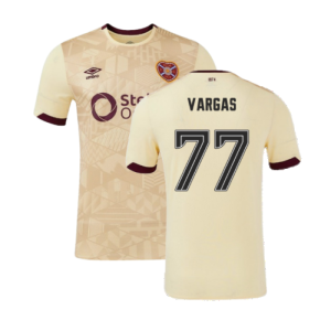 2024-2025 Hearts Away Shirt (Kids) (Vargas 77)