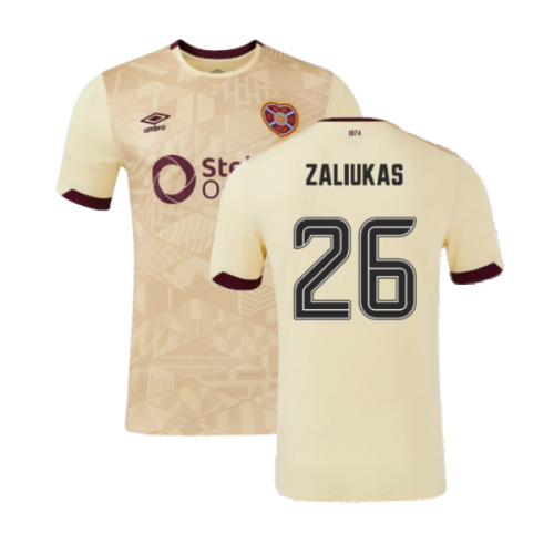 2024-2025 Hearts Away Shirt (Kids) (Zaliukas 26)