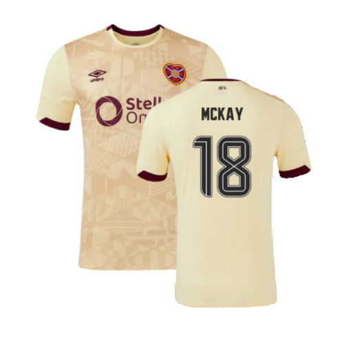 2024-2025 Hearts Away Shirt (McKay 18)