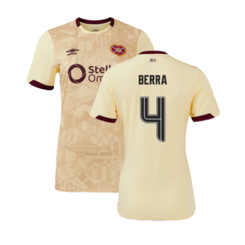 2024-2025 Hearts Away Shirt (Womens) (Berra 4)