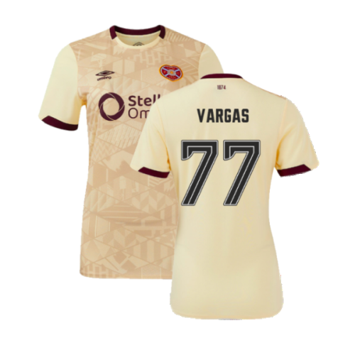 2024-2025 Hearts Away Shirt (Womens) (Vargas 77)