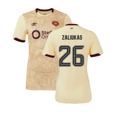 2024-2025 Hearts Away Shirt (Womens) (Zaliukas 26)